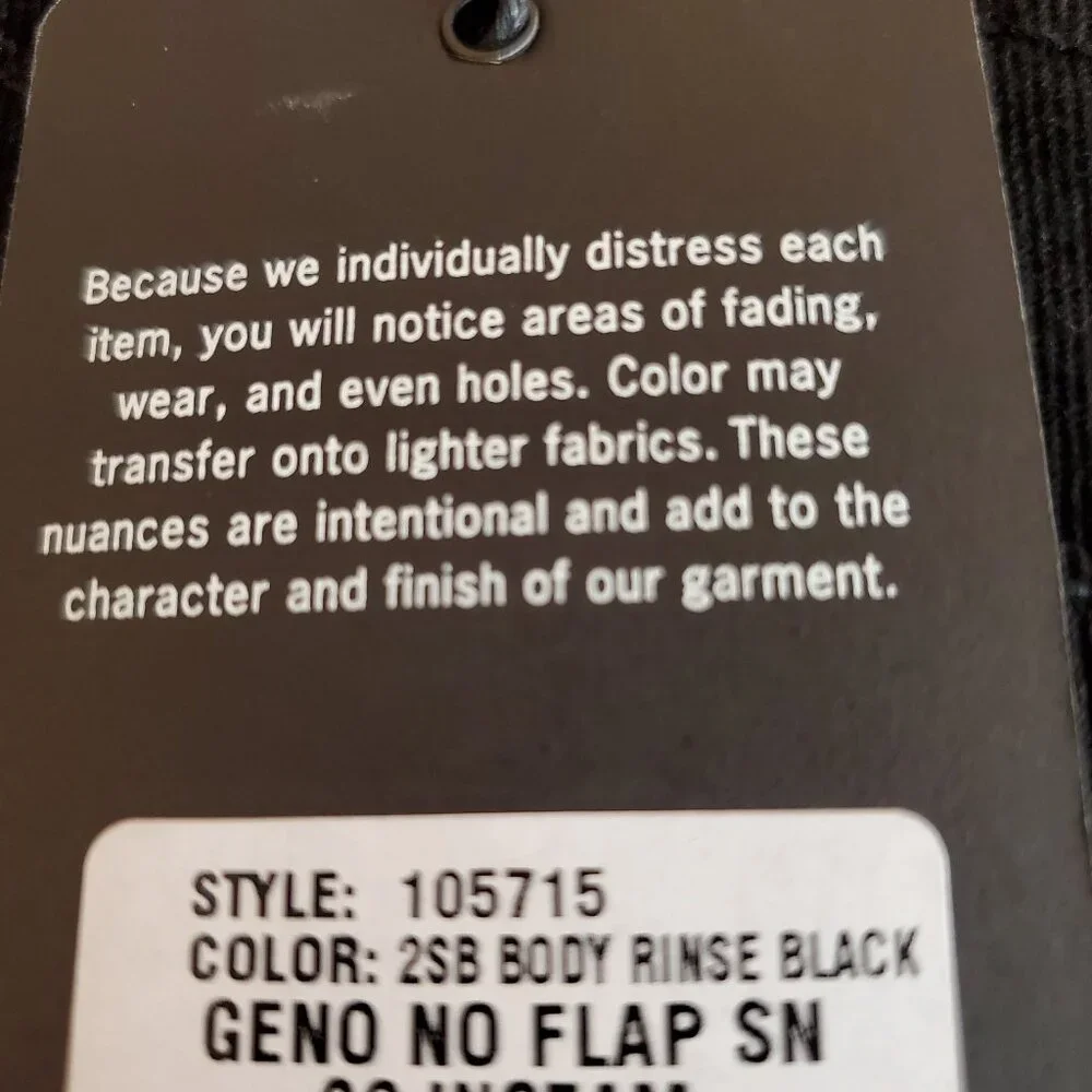 NEW TRUE RELIGION Men's Geno Relaxed Slim Black Jeans